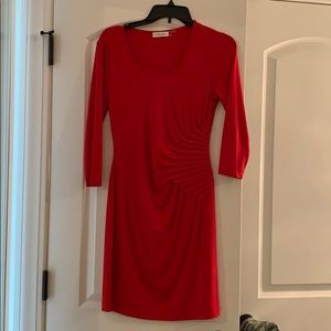 Calvin Klein red dress